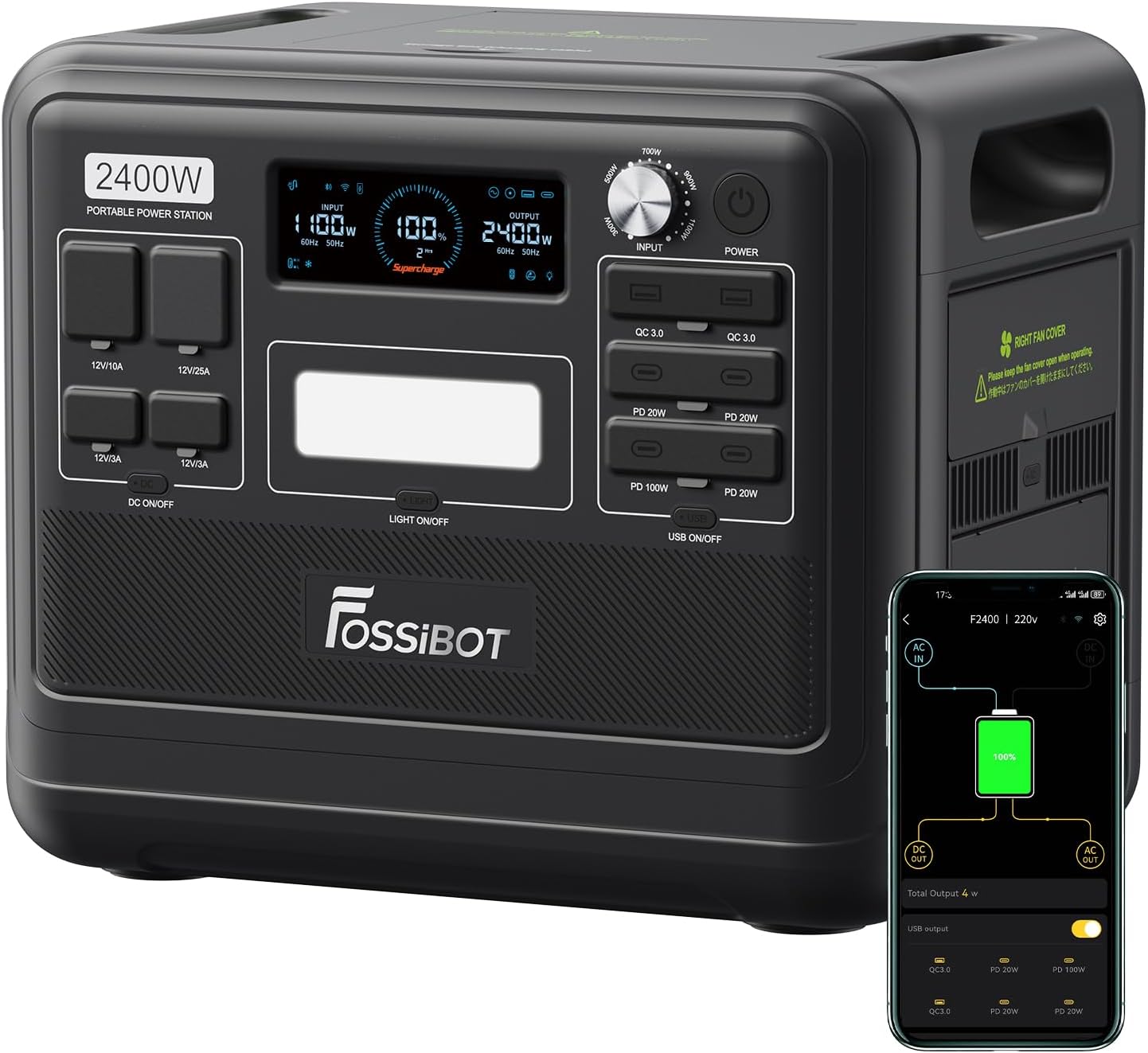 FOSSiBOT F2400 Power Station