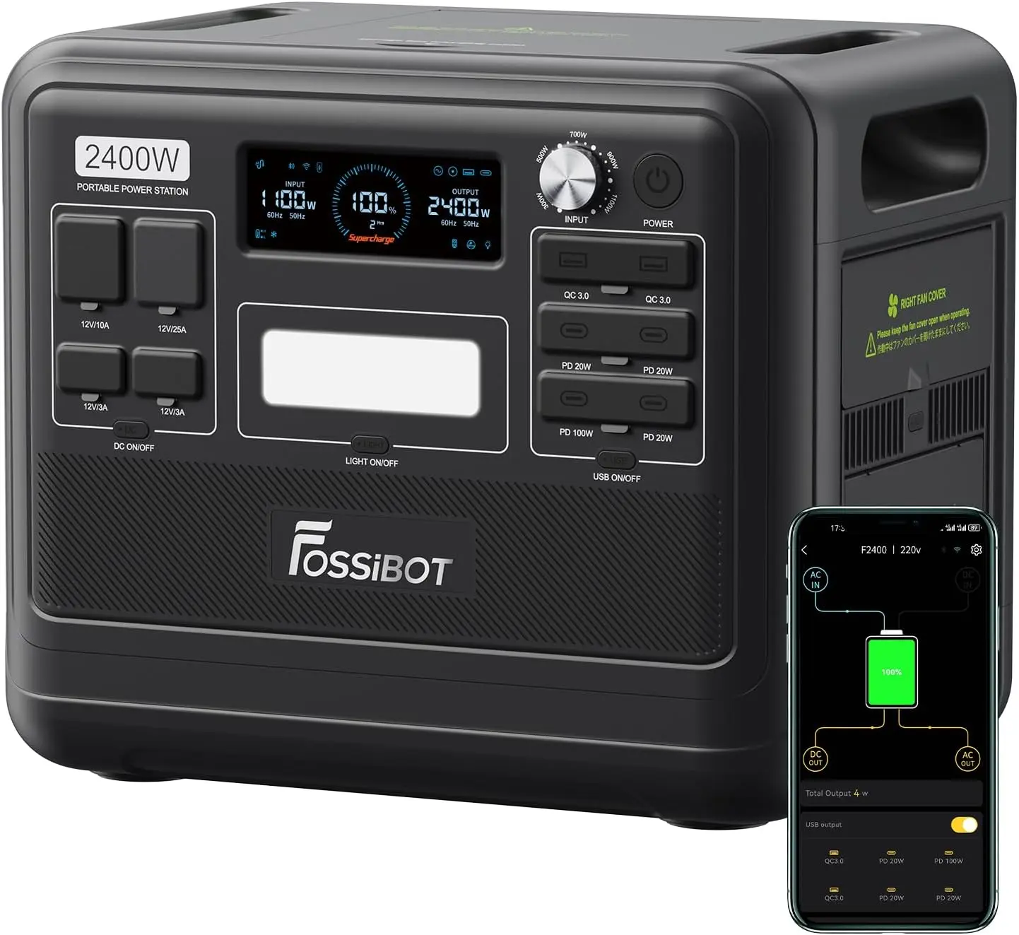 FOSSiBOT F2400 Power Station