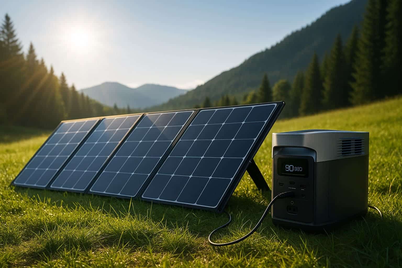 Portable Solar Panels Your Power Station Partner