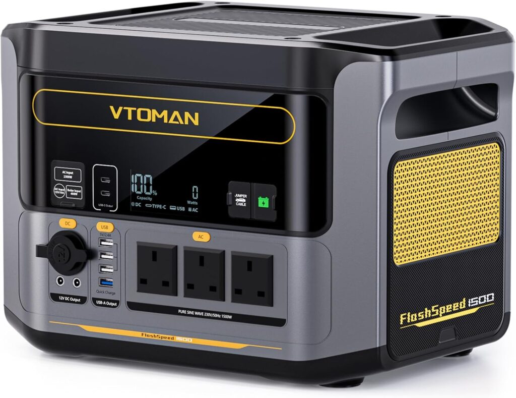 VTOMAN FlashSpeed 1500 Portable Power Station 1548Wh