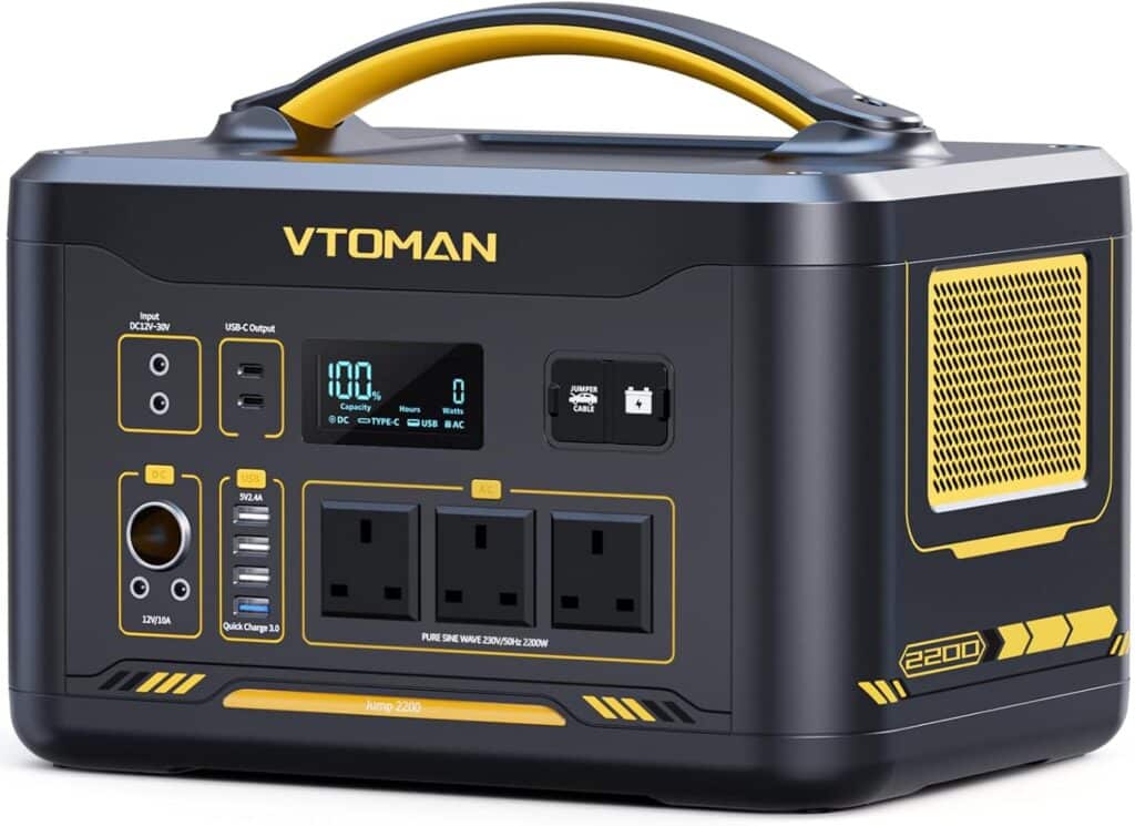 VTOMAN Jump 2200 Portable Power Station 2200W(Peak 4400W)