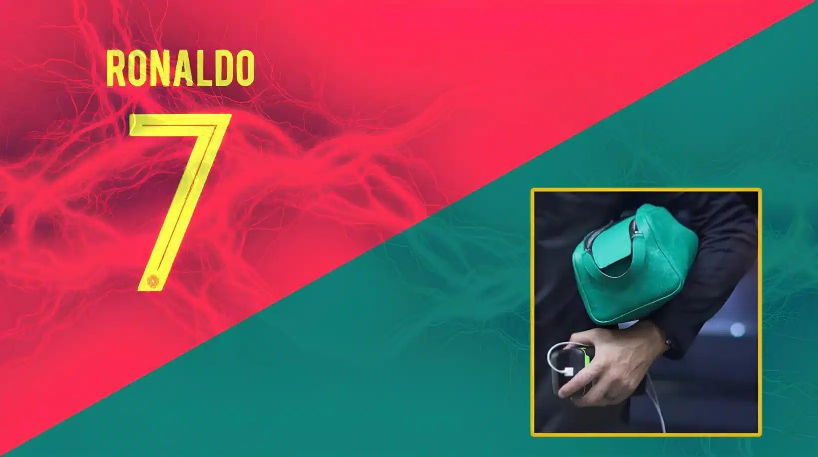 Cristiano Ronaldo con Power Bank