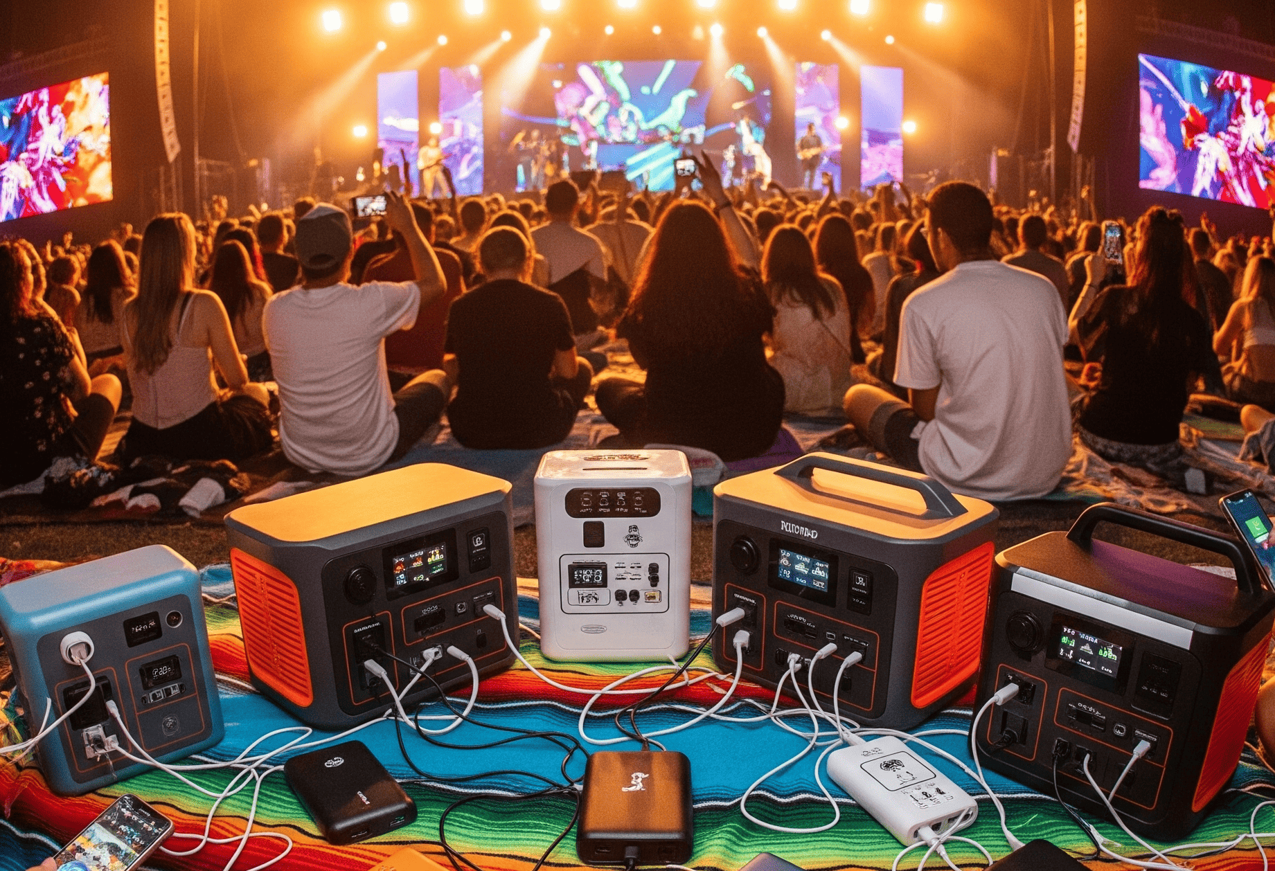 Powering Your Devices at Concerts