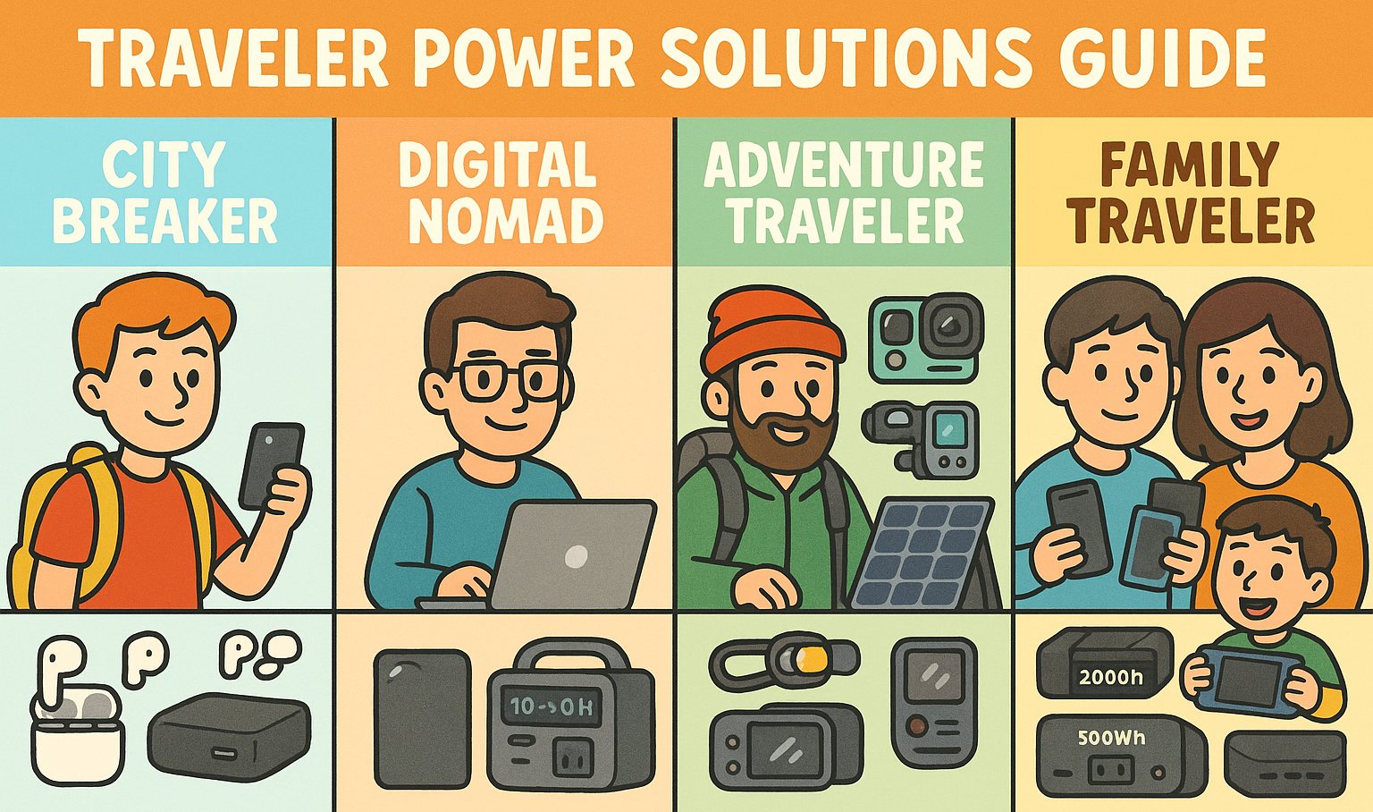Traveler Power Guide Infographic