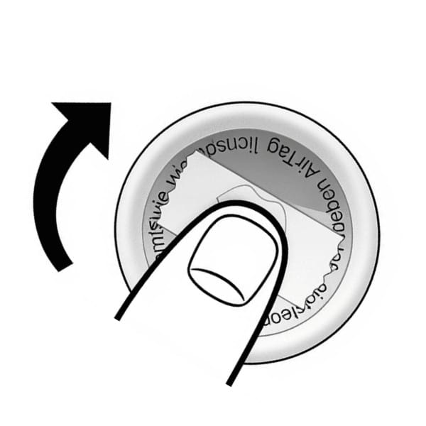 AirTag Tape Trick Step 2