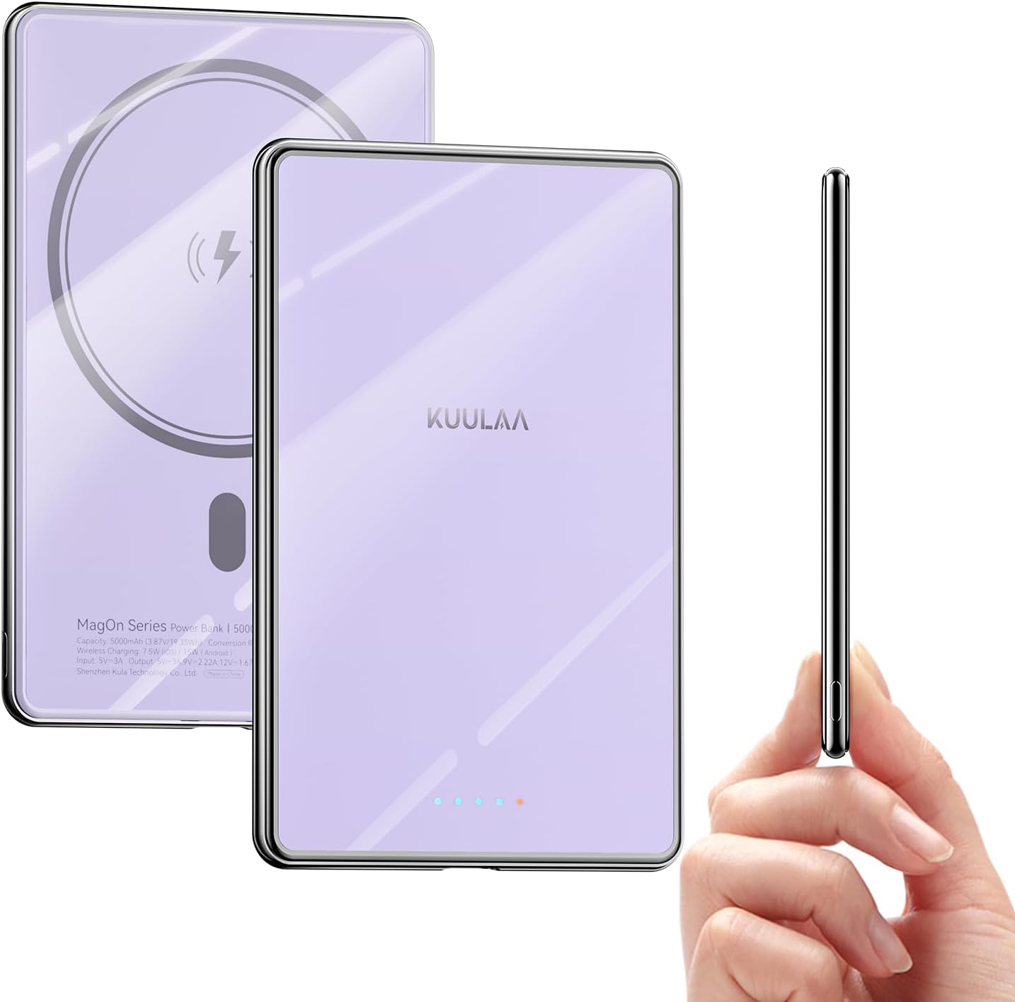 Kuulaa MagSafe Power Bank Slim Wireless 5,000mAh